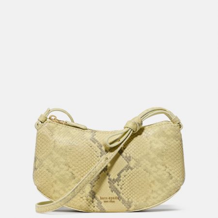 Kate Spade Loop Snake Embossed Crossbody Bag