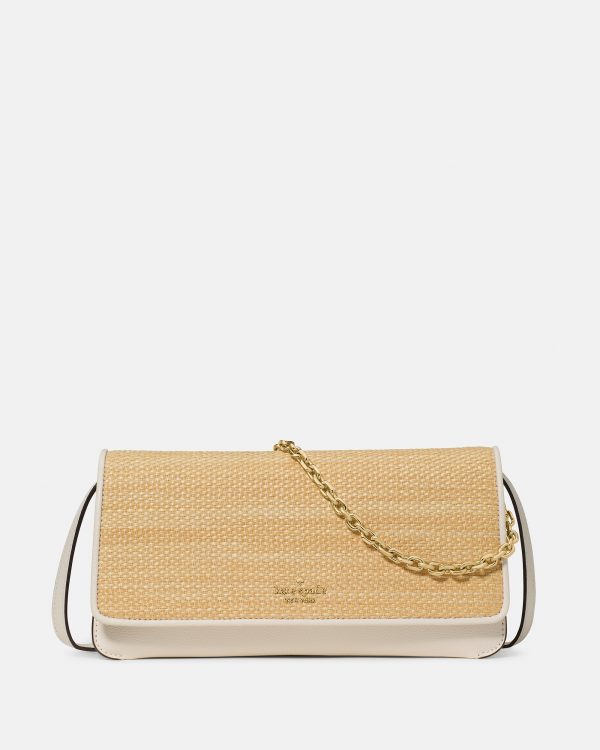Kate Spade Ivy Straw Crossbody Bag