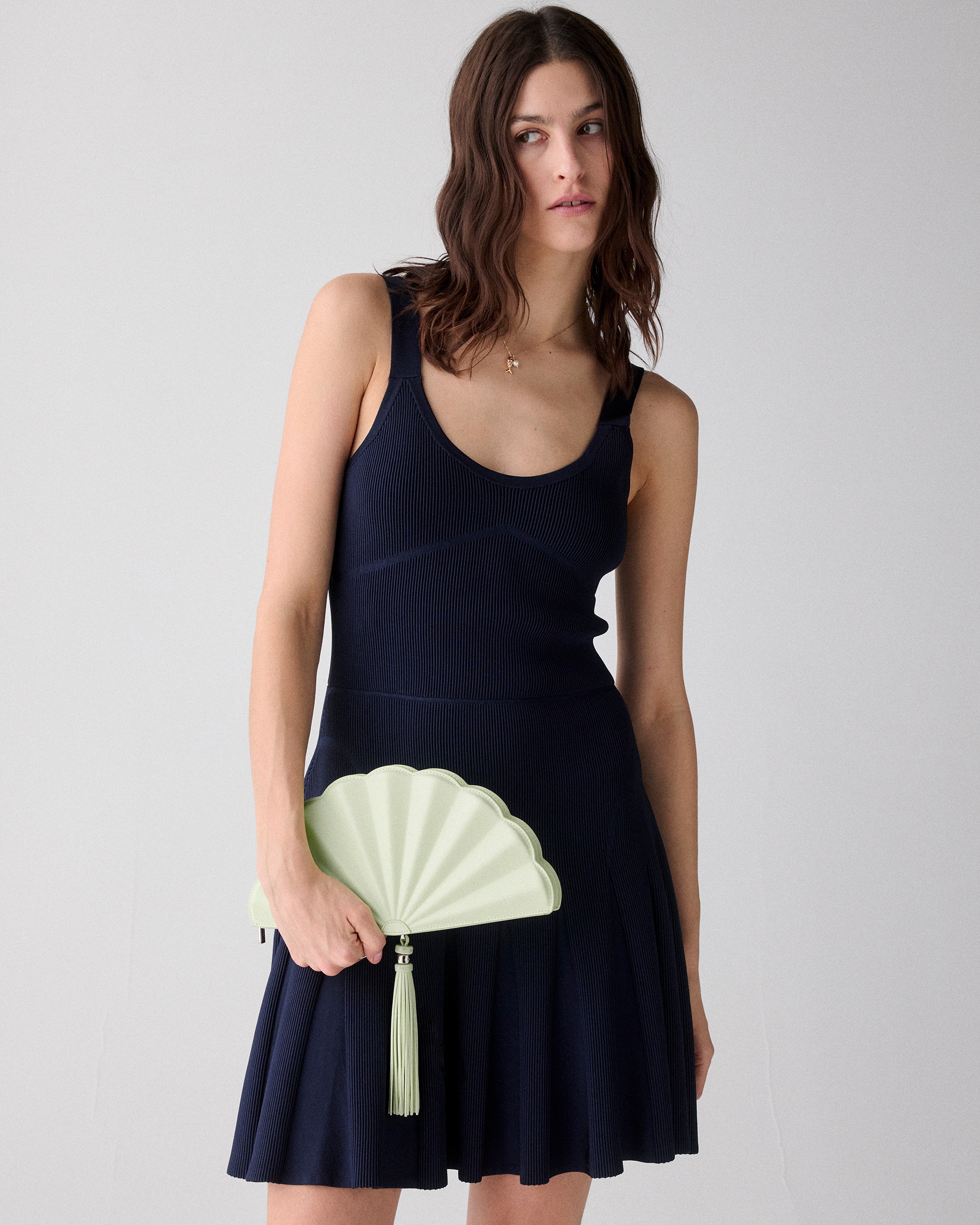 Kate Spade Lotus Fan Clutch Bag - Image 2