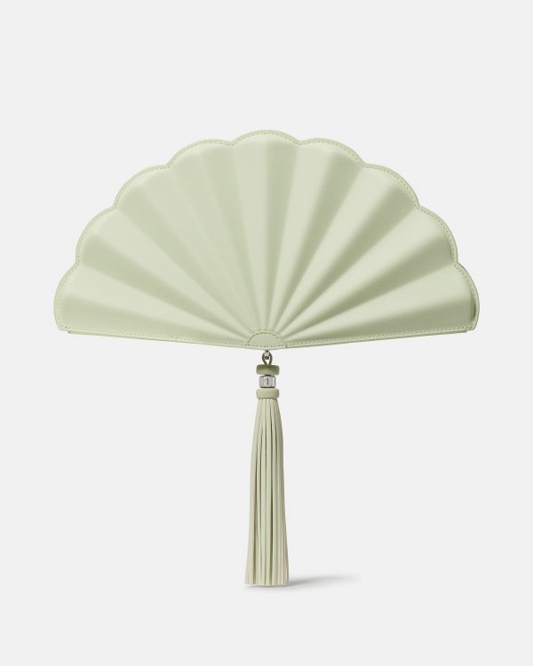 Kate Spade Lotus Fan Clutch Bag