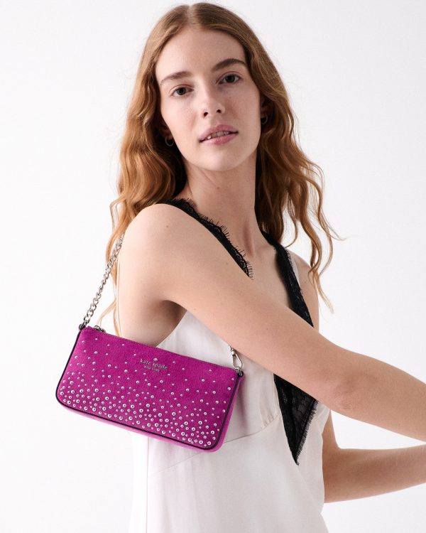 Kate Spade Gemini Studded Suede Mini Bag - Preorder