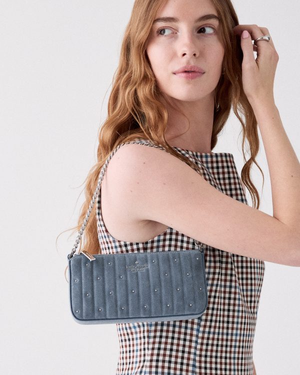 Kate Spade Gemini Quilted Suede Mini Bag - Preorder