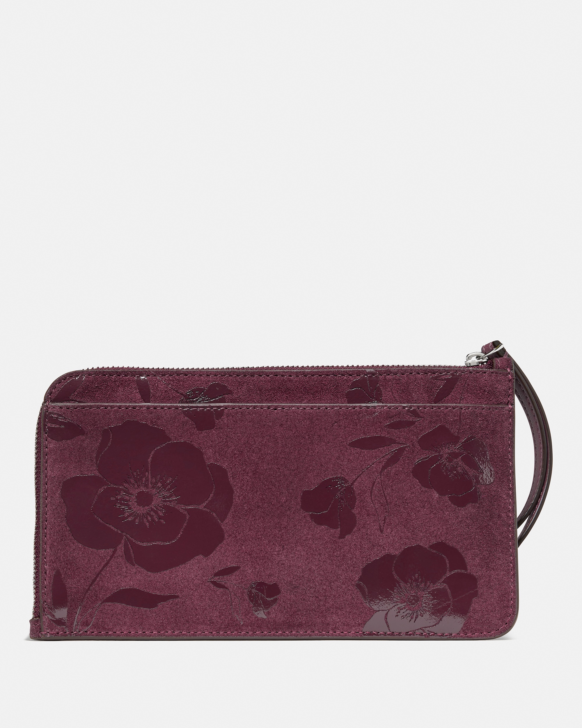Kate Spade Lucy Floral Suede Wristlet - Preorder