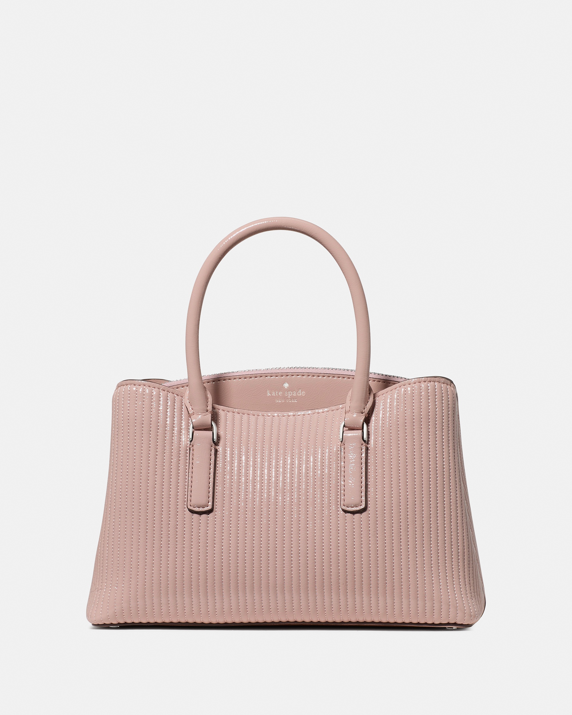 Kate Spade Thompson Street Shiny Quilted Small Satchel Bag