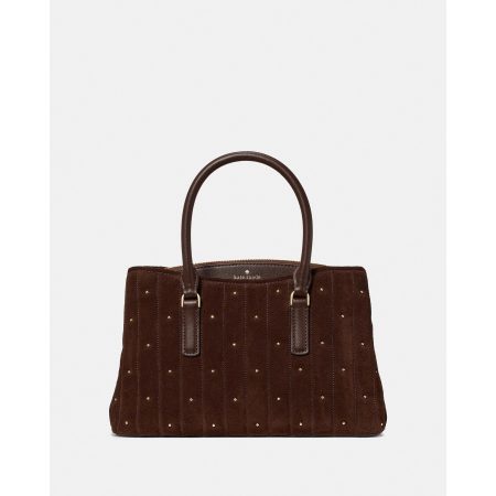 Kate Spade Thompson Street Quilted Suede Small Satchel Bag - Preorder