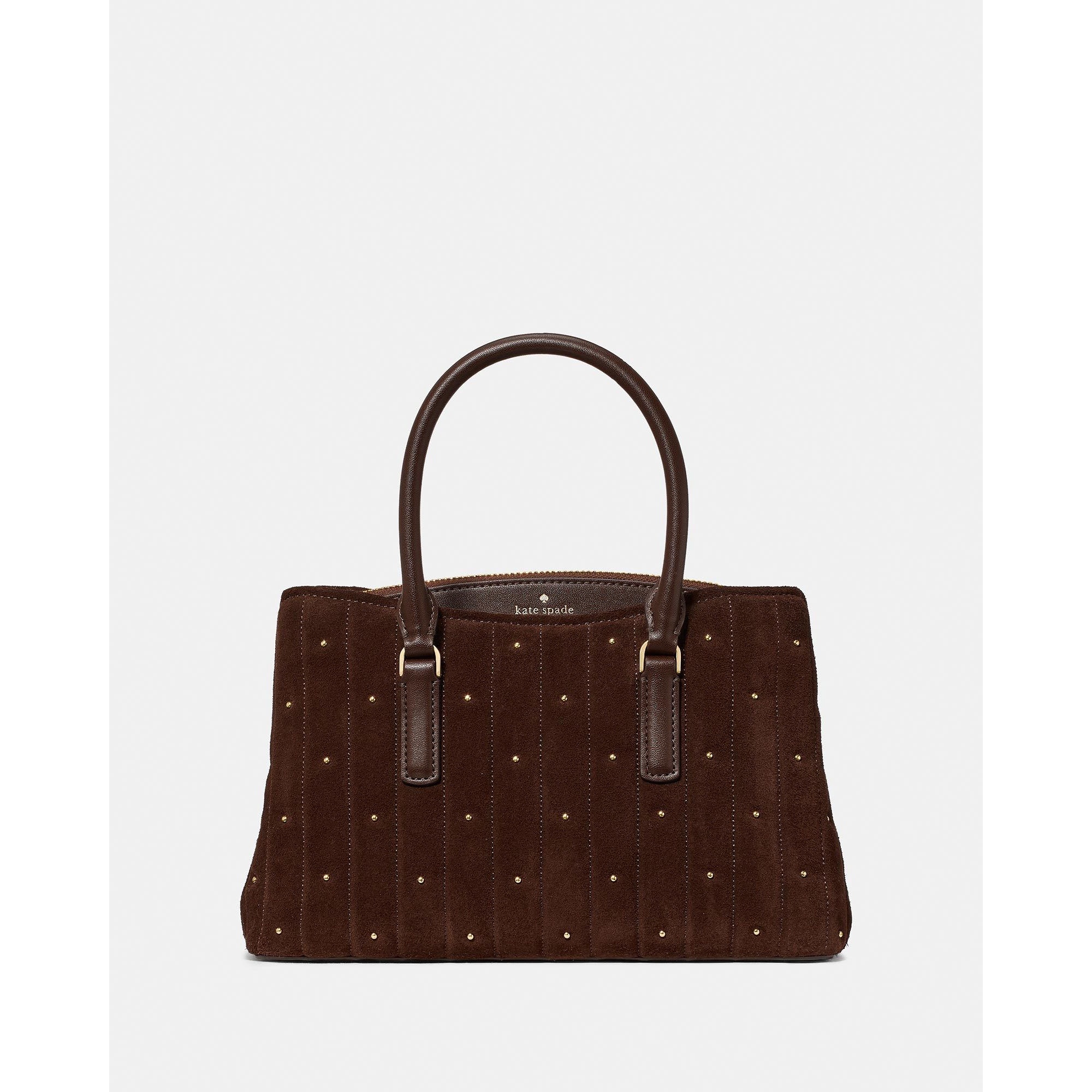 Kate Spade Thompson Street Quilted Suede Small Satchel Bag - Preorder