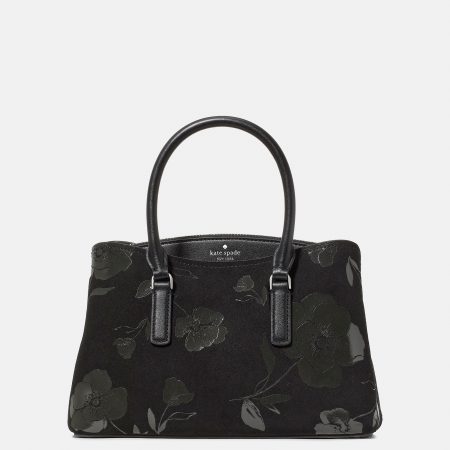 Kate Spade Thompson Street Floral Suede Small Satchel Bag - Preorder
