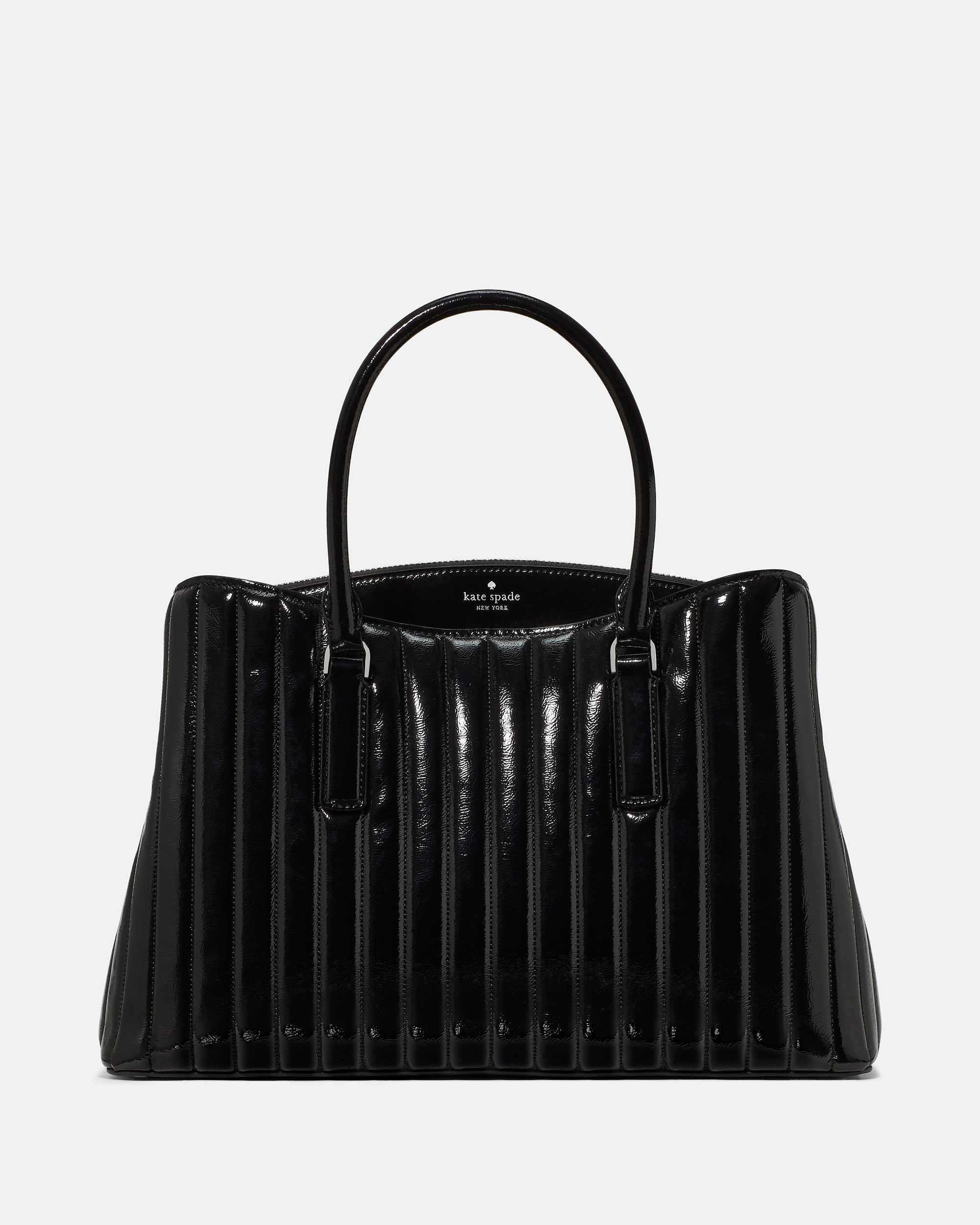Kate Spade Thompson Street Shiny Quilted Satchel Bag