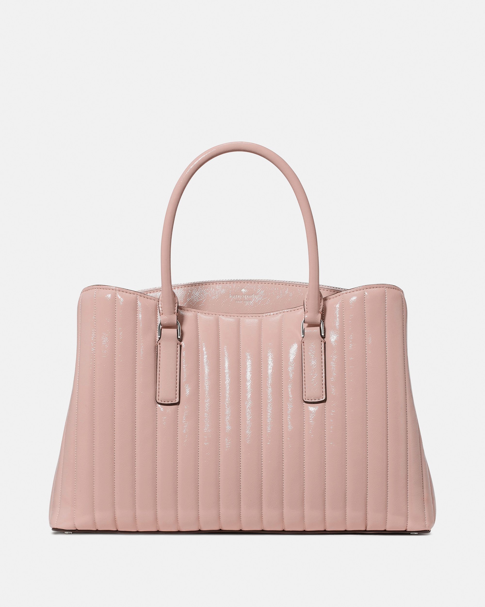 Kate Spade Thompson Street Shiny Quilted Satchel Bag