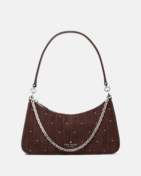 Kate Spade Margot Quilted Suede Shoulder Bag - Preorder