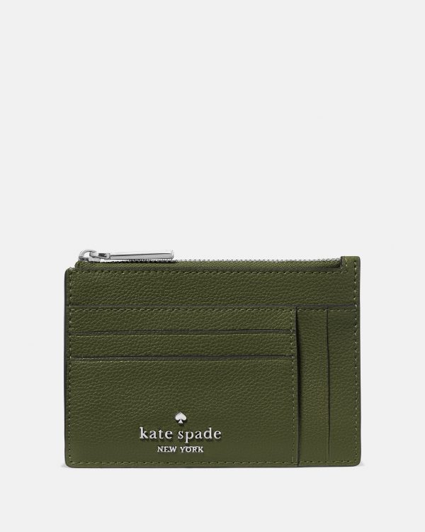 Kate Spade Large Slim Card Holder Lake Mist - Preorder