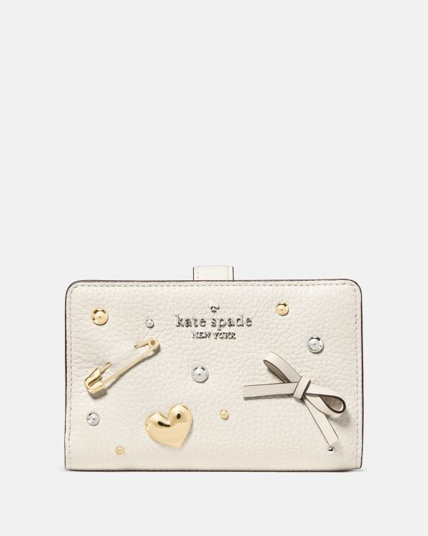 Kate Spade Charmed Medium Bifold Wallet - Preorder