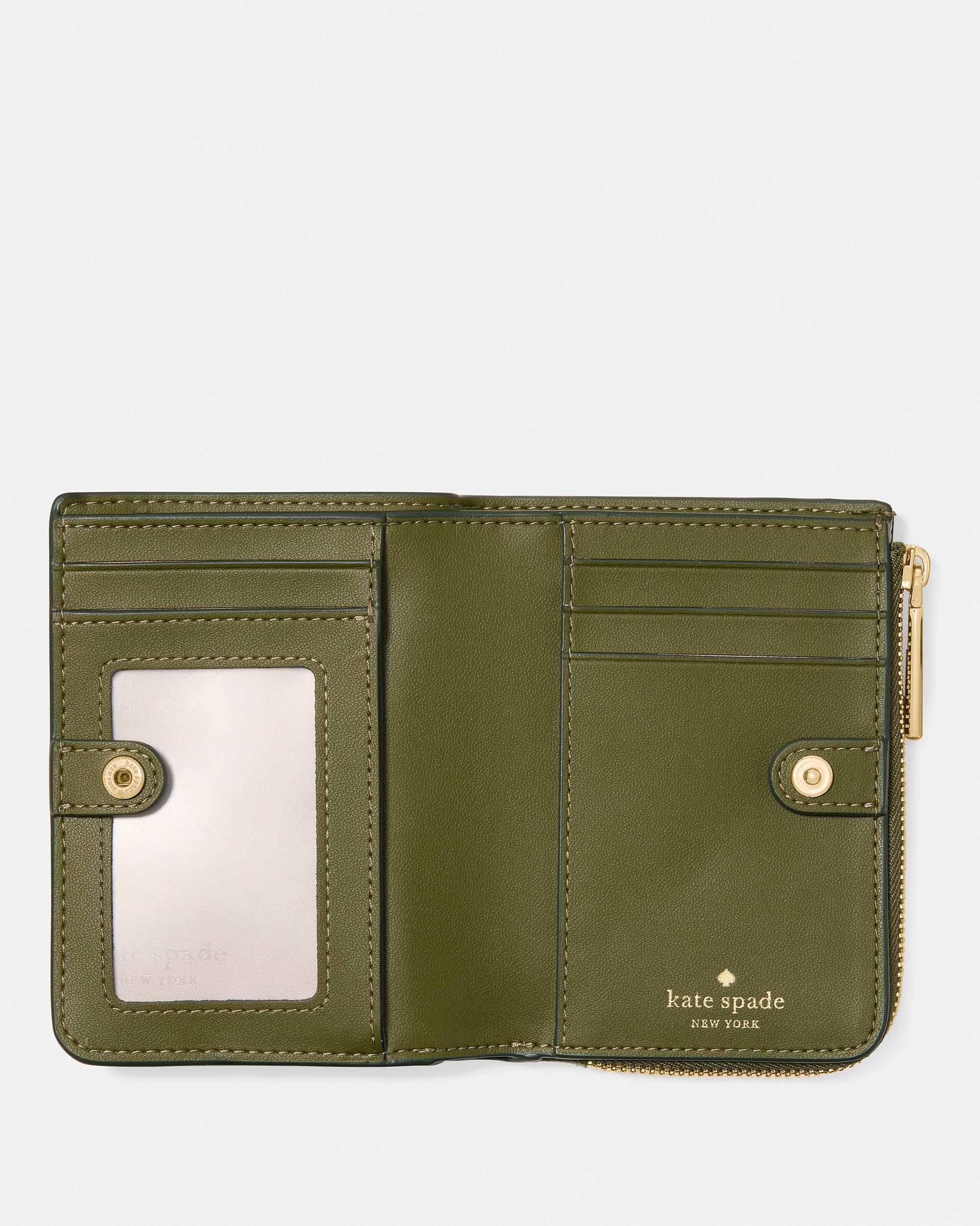 Kate Spade Croc Embossed Small L-zip Wallet - Preorder