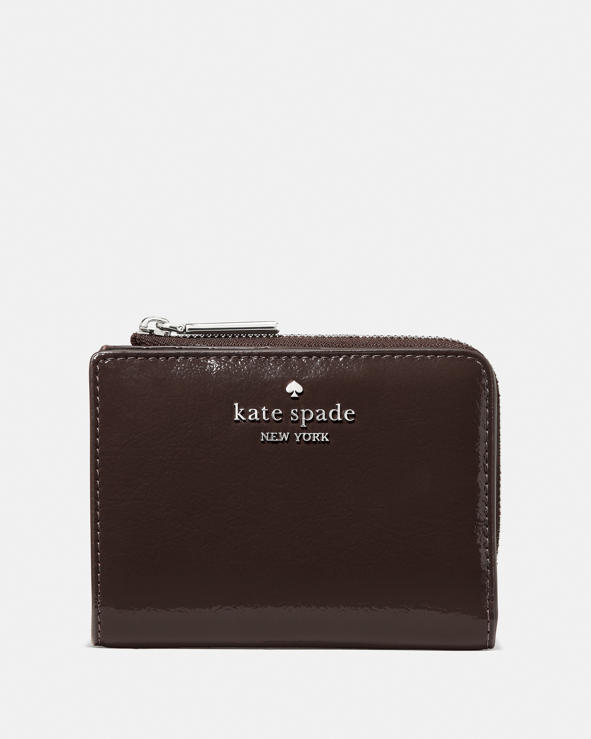 Kate Spade Shiny Leather Small L-zip Wallet - Preorder