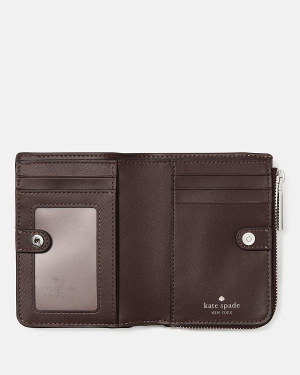 Kate Spade Shiny Leather Small L-zip Wallet - Preorder