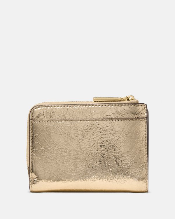 Kate Spade Metallic Small L-zip Wallet - Preorder