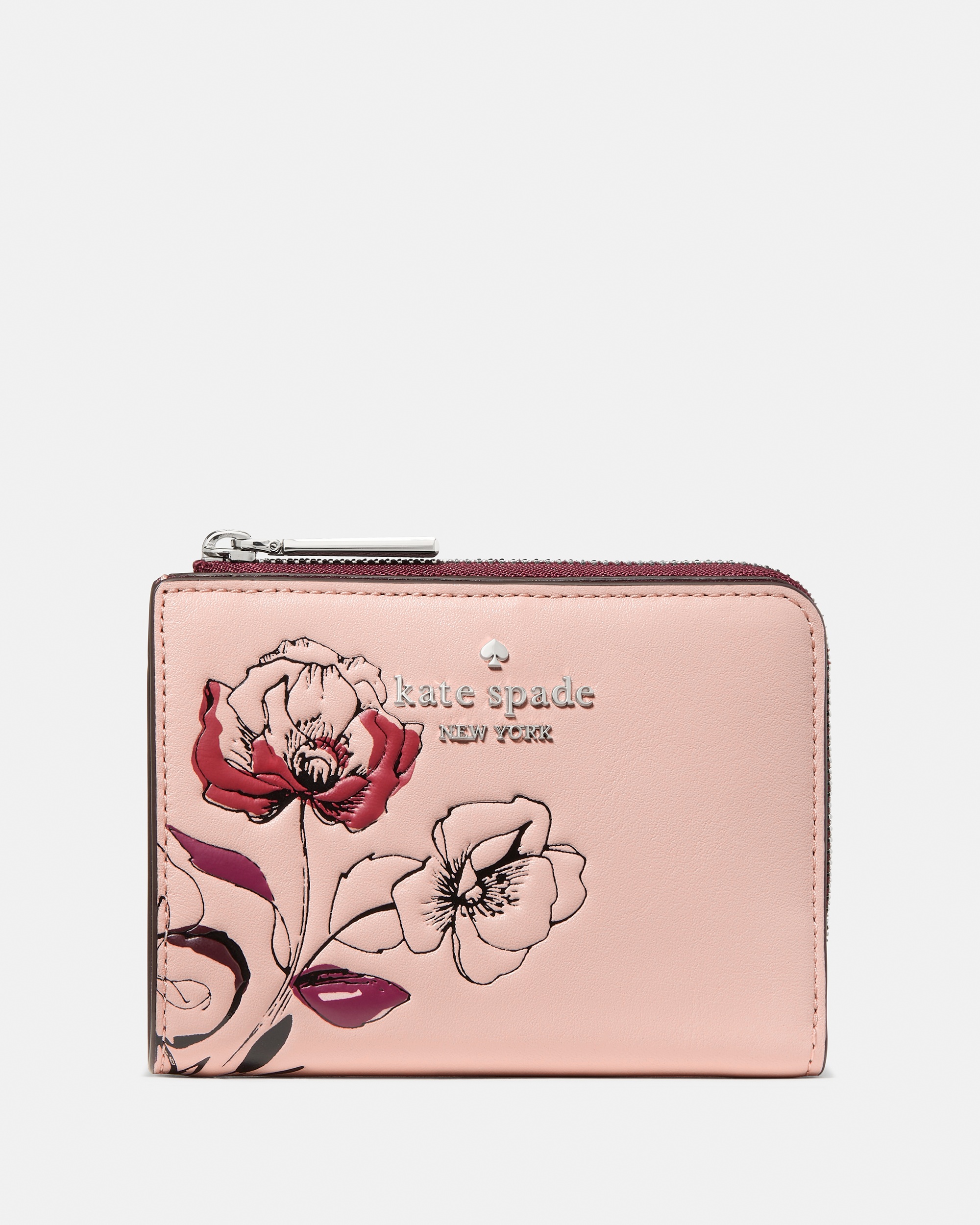 Kate Spade Floral Small L-zip Wallet - Preorder