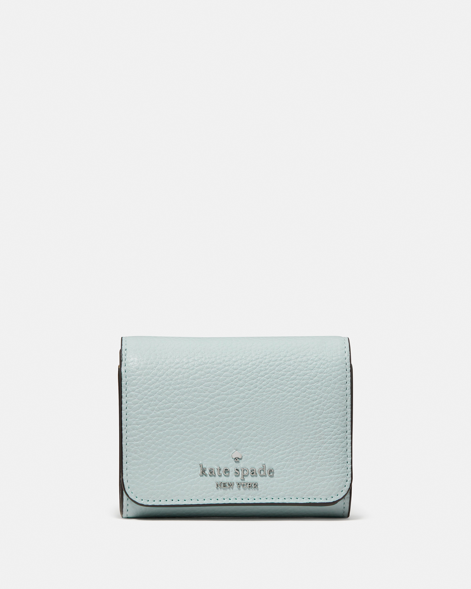 Kate Spade Small L-zip Flap Wallet Lake Mist - Preorder