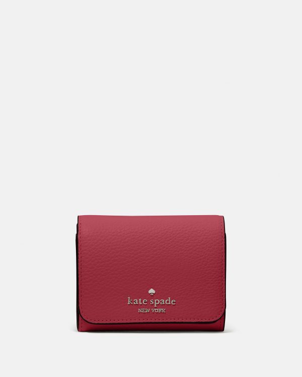 Kate Spade Small L-zip Flap Wallet Lake Mist - Preorder