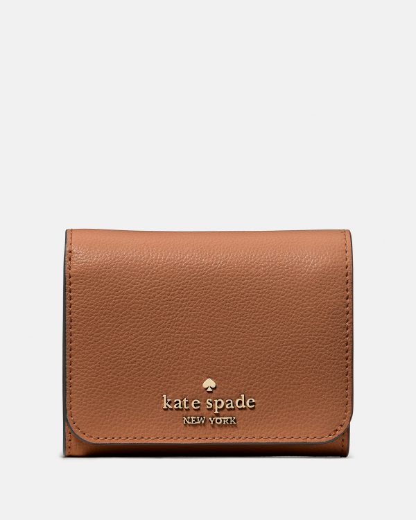 Kate Spade Small L-zip Flap Wallet Lake Mist - Preorder