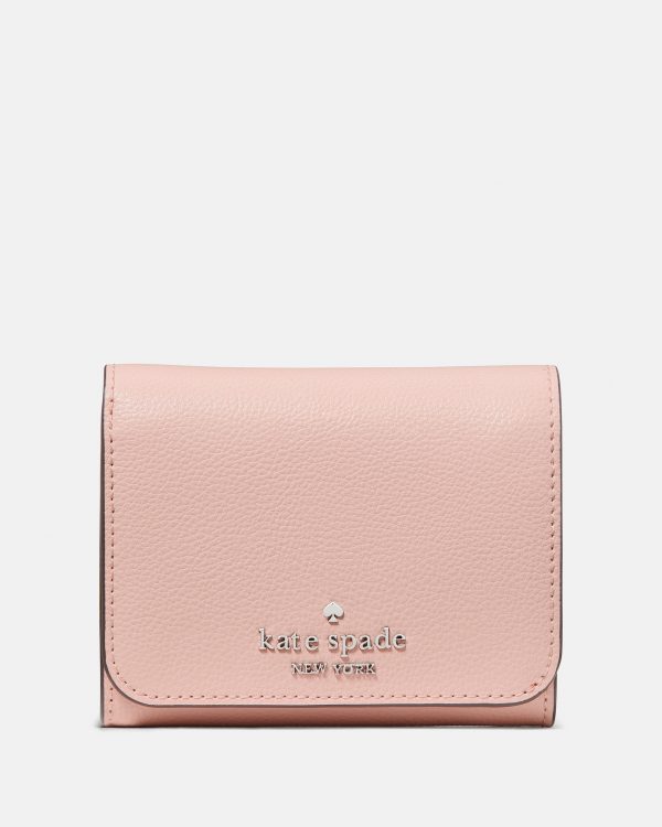 Kate Spade Small L-zip Flap Wallet Lake Mist - Preorder