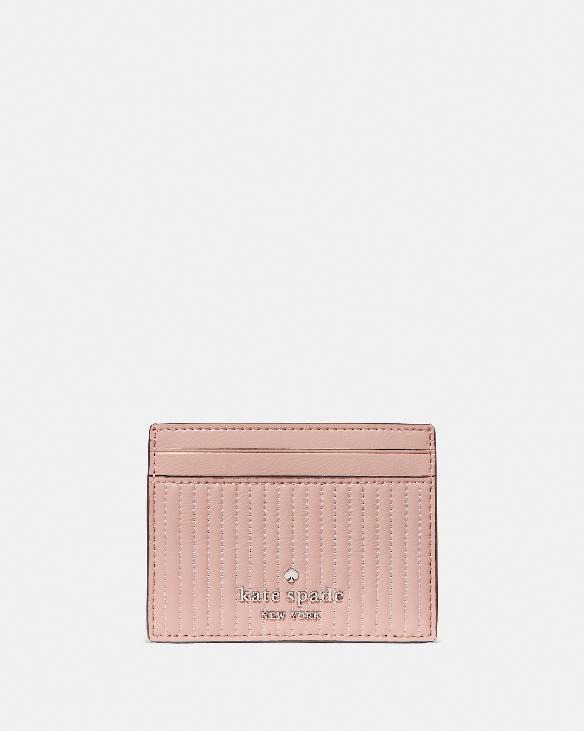 Kate Spade Shiny Quilted Small Slim Card Holder - Preorder