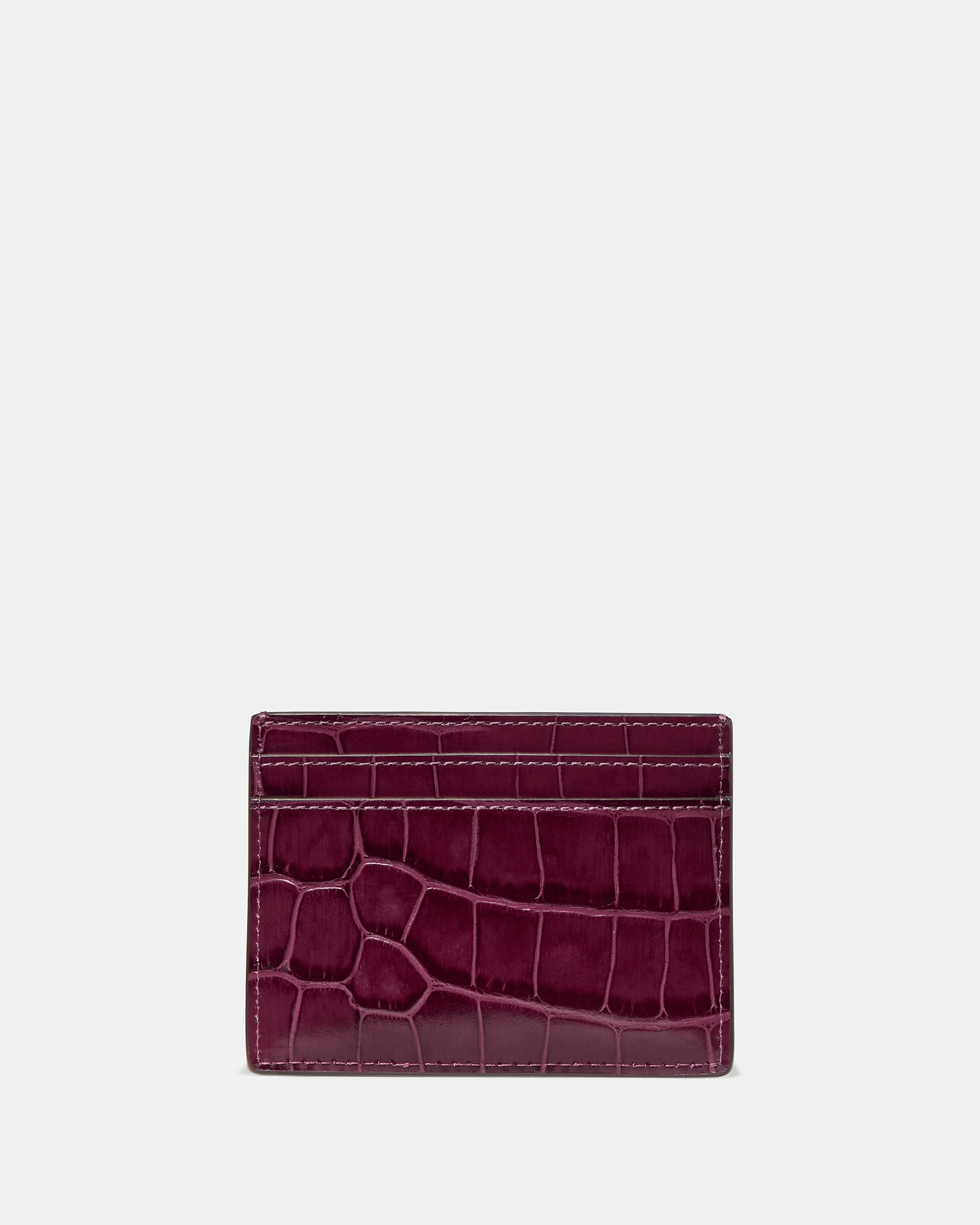 Kate Spade Croc Embossed Small Slim Card Holder - Preorder