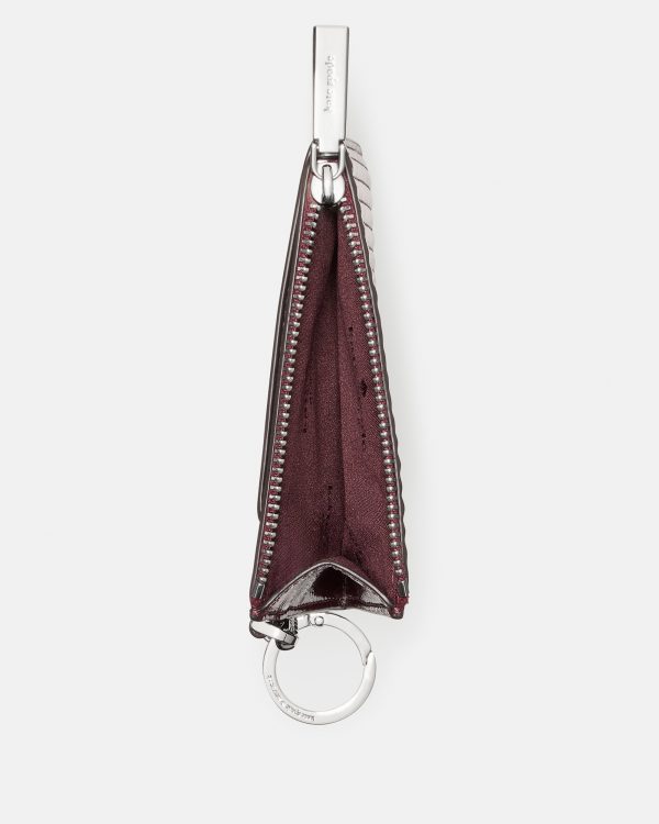 Kate Spade Shiny Quilted Key Ring Card Holder - Preorder