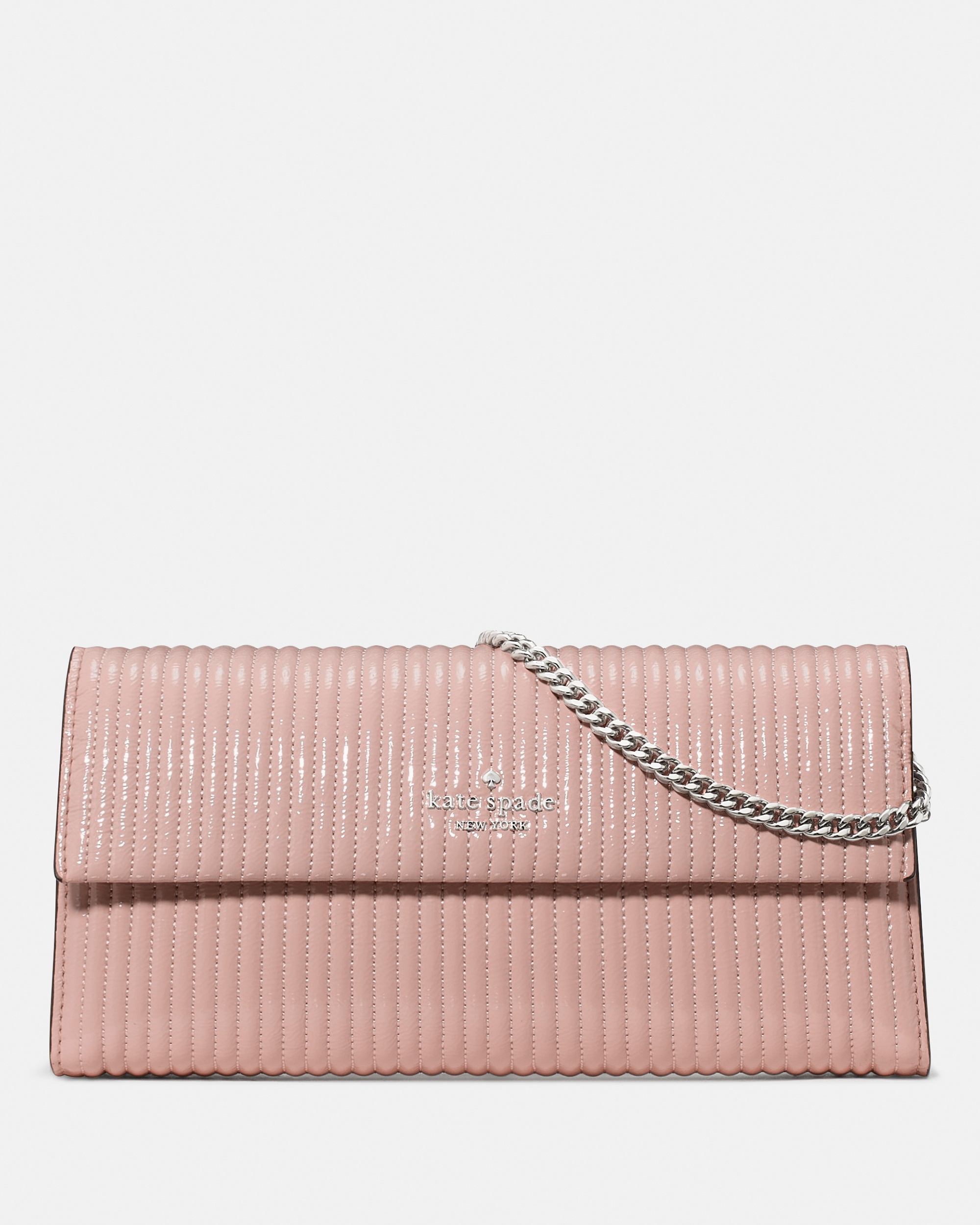 Kate Spade Scarlett Shiny Quilted Wallet On Chain - Preorder