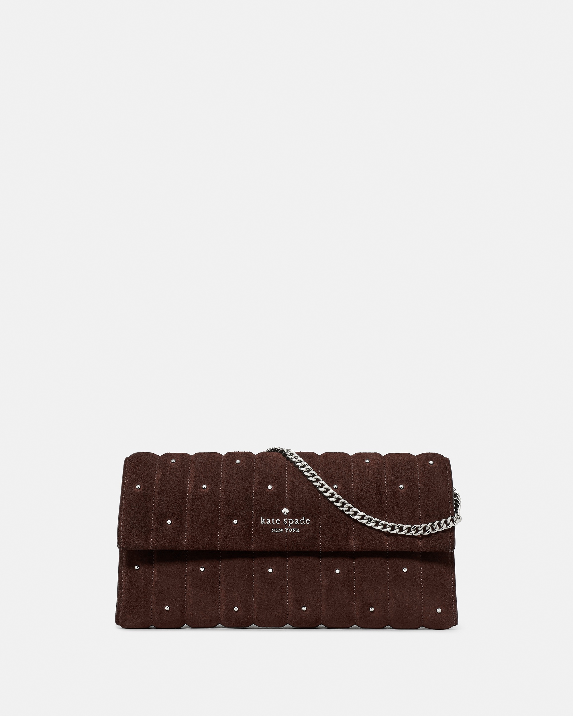 Kate Spade Scarlett Quilted Suede Wallet On Chain - Preorder
