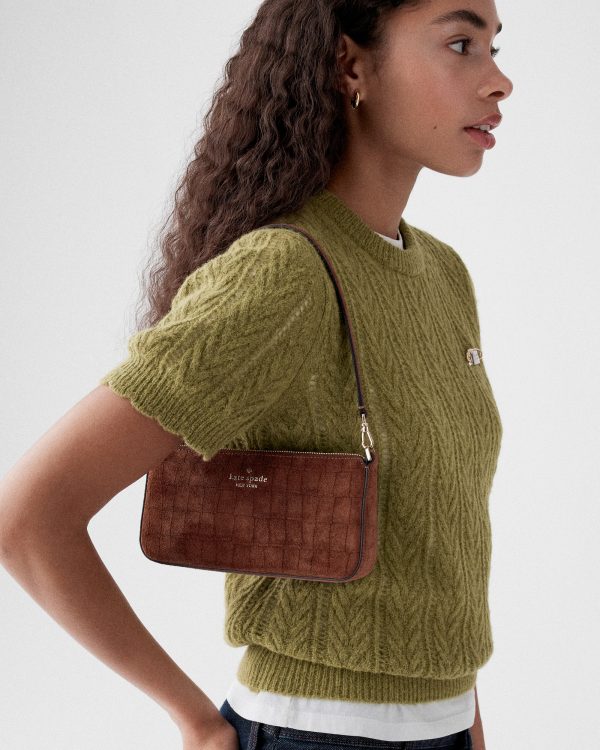 Kate Spade Gemini Suede Croc Mini Bag - Preorder