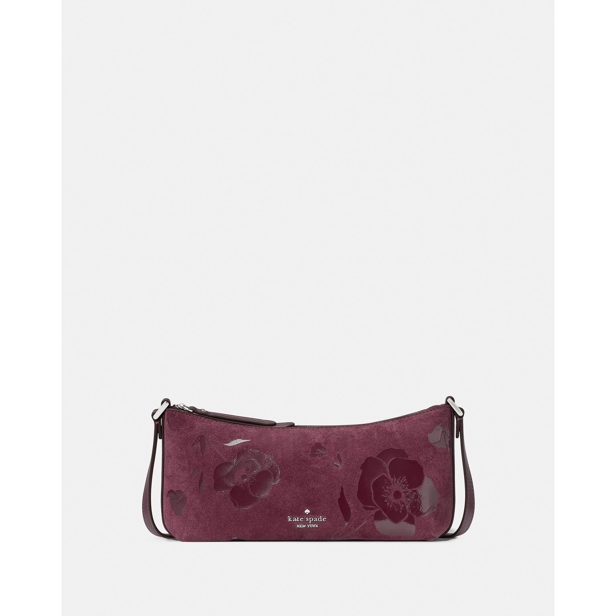 Kate Spade Lenox Floral Suede Mini Crossbody Bag - Preorder