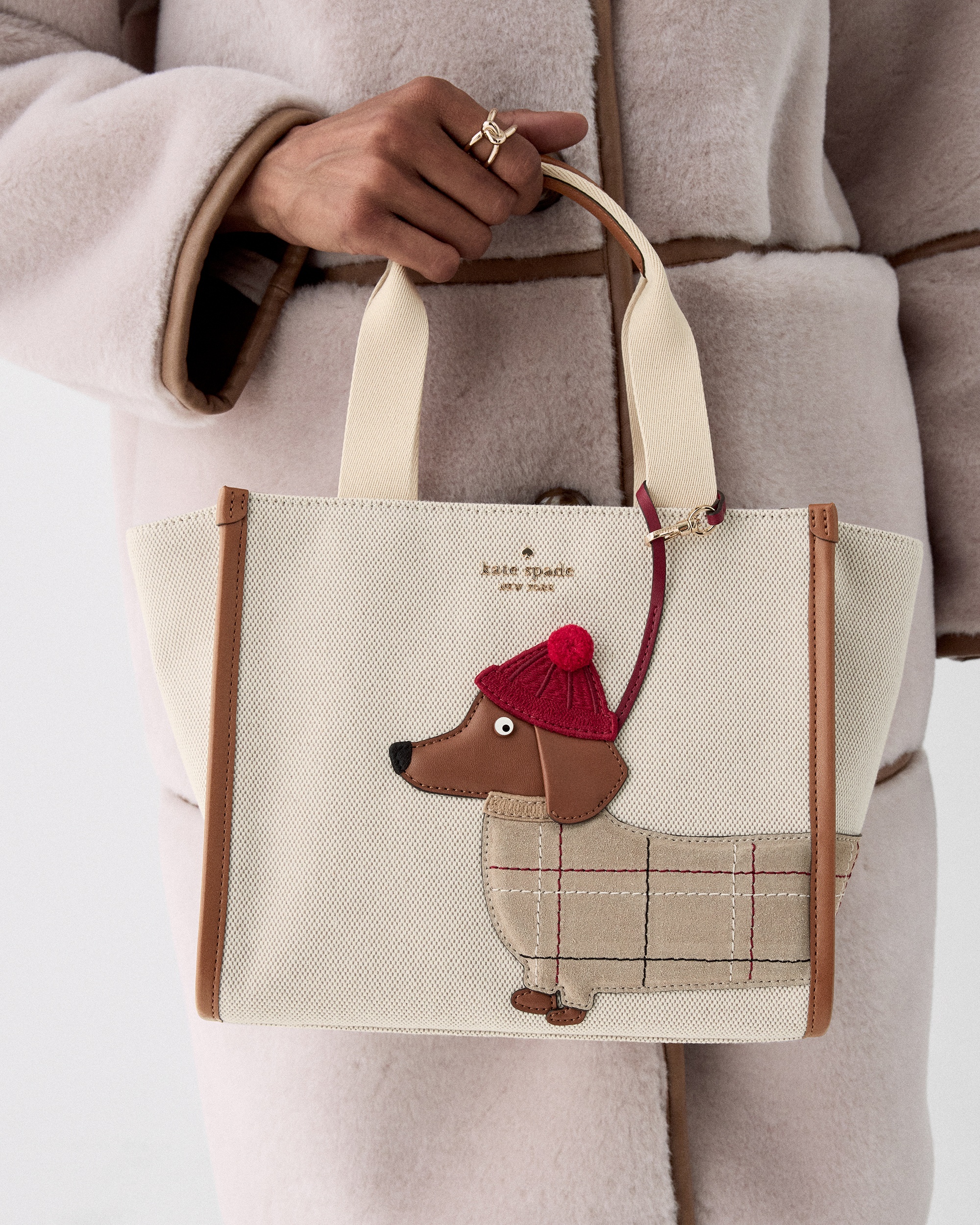Kate Spade Kip Charlie Dachshund Small Tote Bag - Preorder