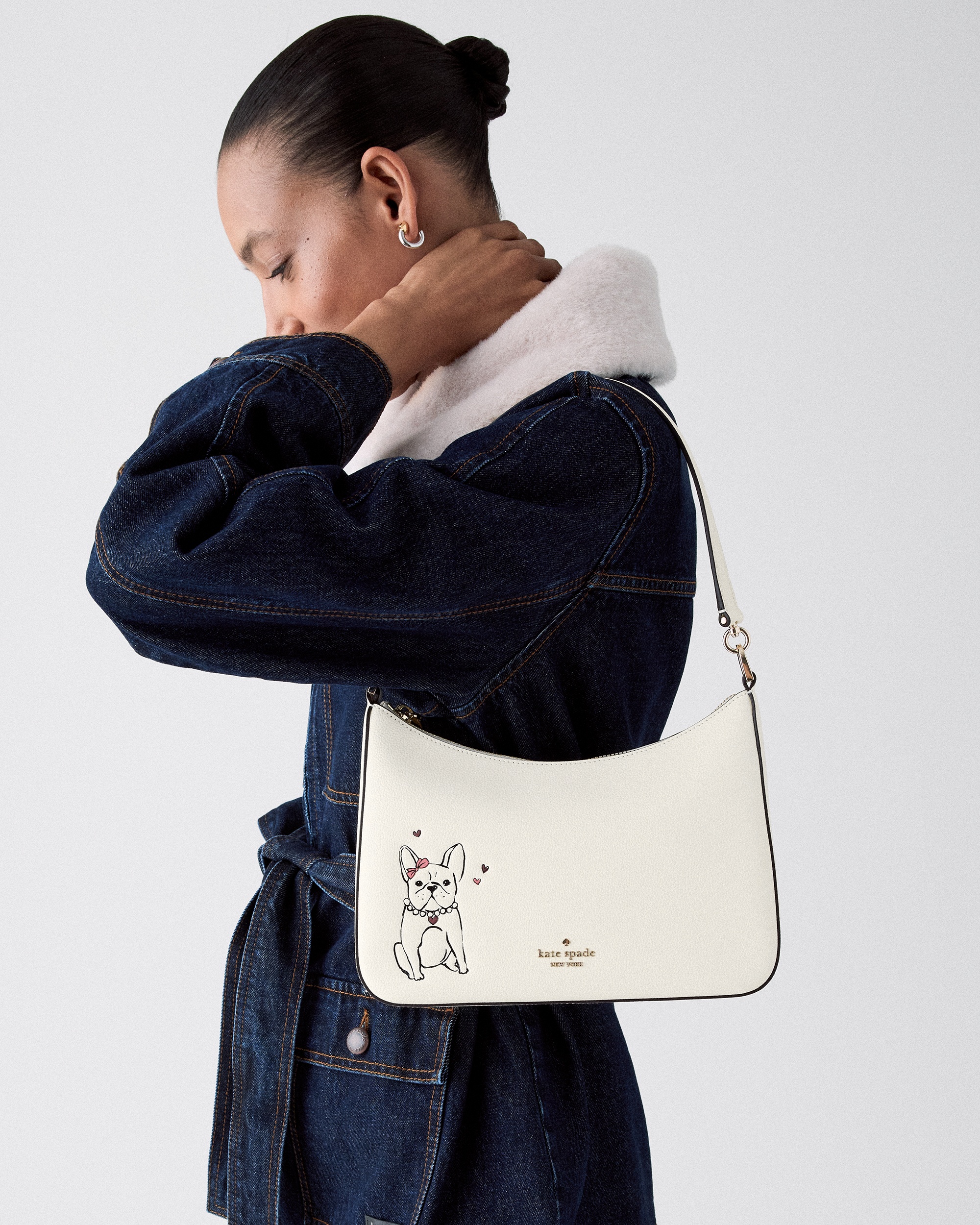 Kate Spade Margot Lottie Frenchie Medium Shoulder Bag - Preorder - Image 2
