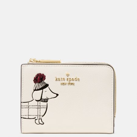 Kate Spade Charlie Dachshund Small L-zip Wallet - Preorder