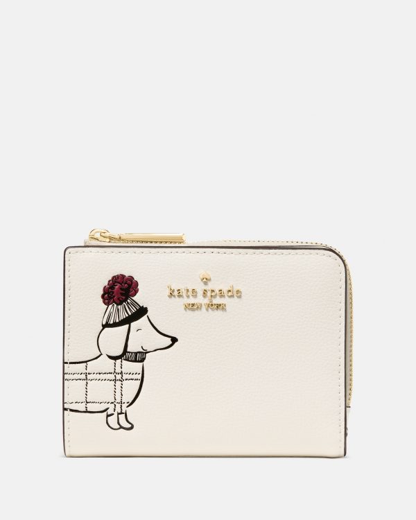 Kate Spade Charlie Dachshund Small L-zip Wallet - Preorder