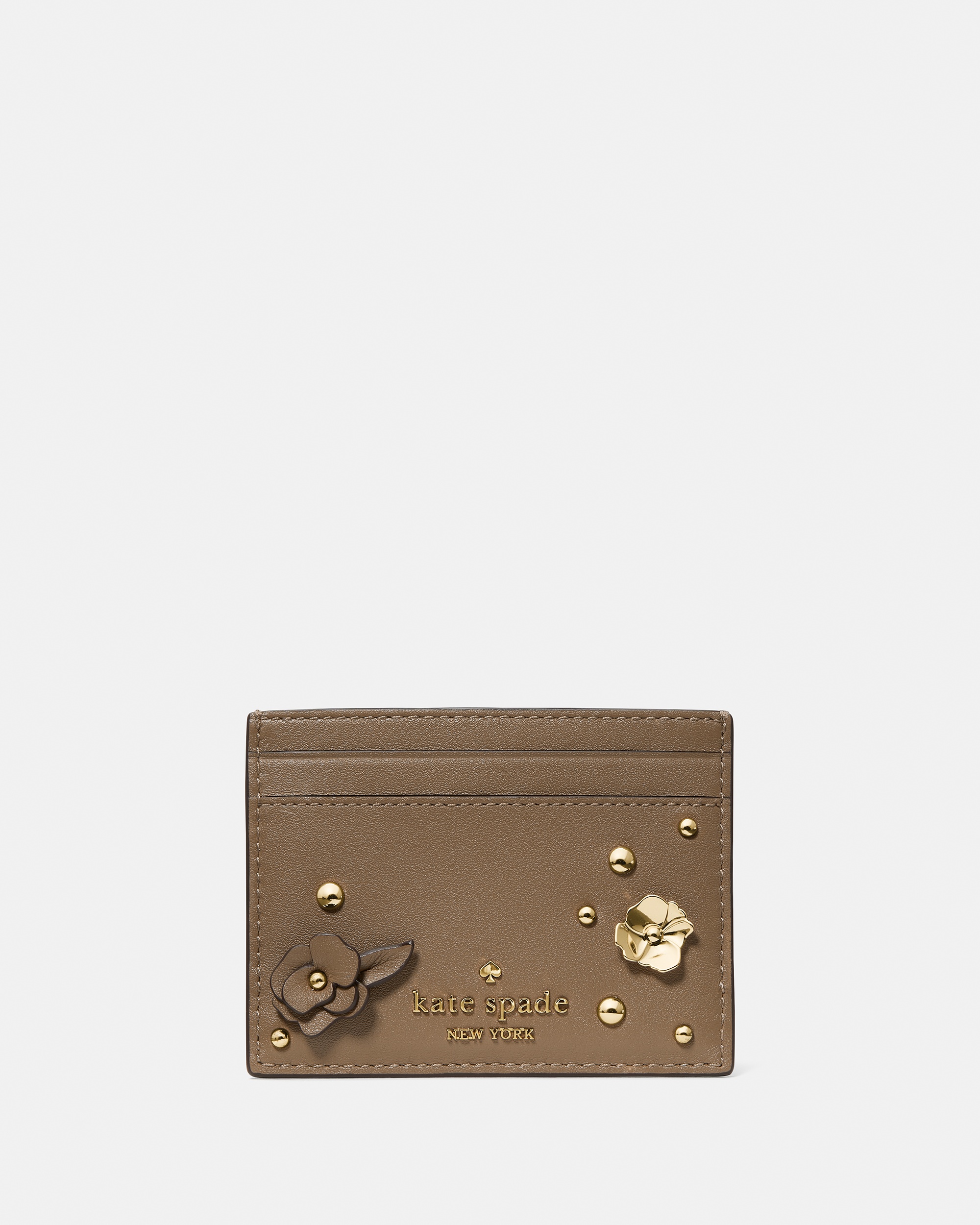 Kate Spade Smooth Embellishment Small Slim Card Holder - Preorder