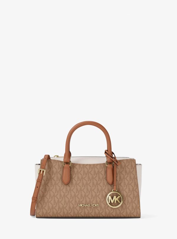 Michael Kors Arden Small Color-Block Signature Logo Messenger Bag - Preorder