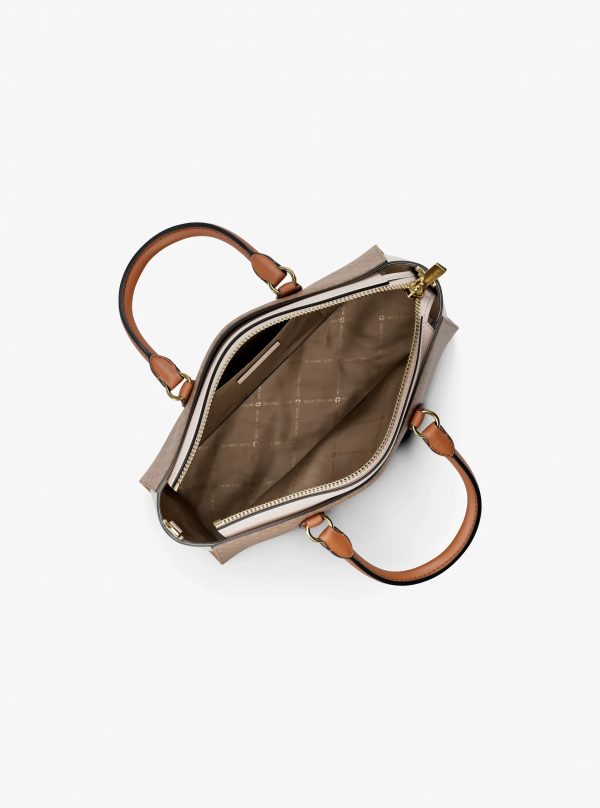 Michael Kors Arden Small Color-Block Signature Logo Messenger Bag - Preorder