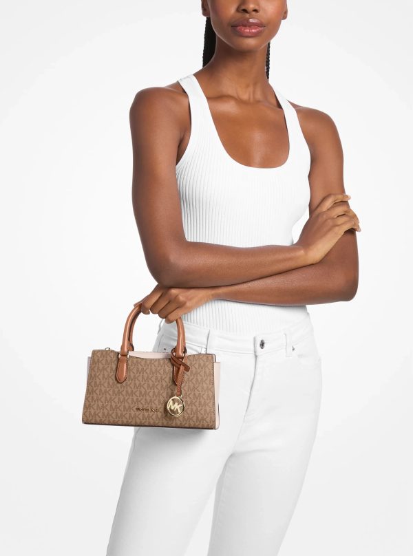 Michael Kors Arden Small Color-Block Signature Logo Messenger Bag - Preorder
