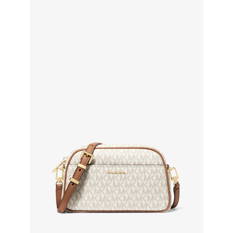Michael Kors Ashton Extra-Small Signature Logo Camera Crossbody 35F6G9QC0B Vanilla Brown Fall 2026
