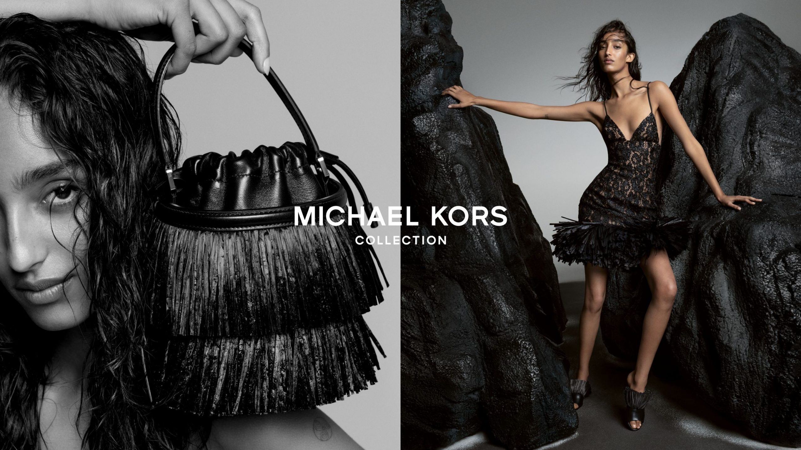 Michael Kors Collection Hand-Embroidered Ostrich Plume Bucket Hat black Fall Winter 2026