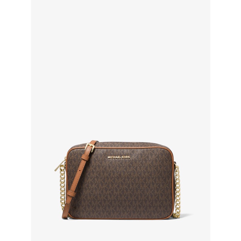 Michael Kors Jet Set Large Logo Crossbody Brown 35S1GTTC9B 2026