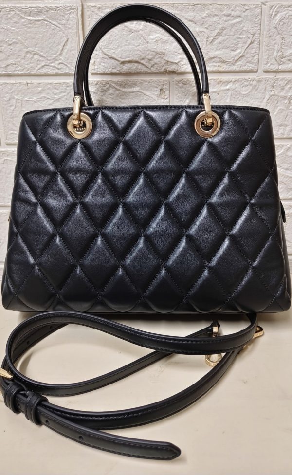 Preloved Kate Spade Carey Quilted Sullivan Satchel in Black