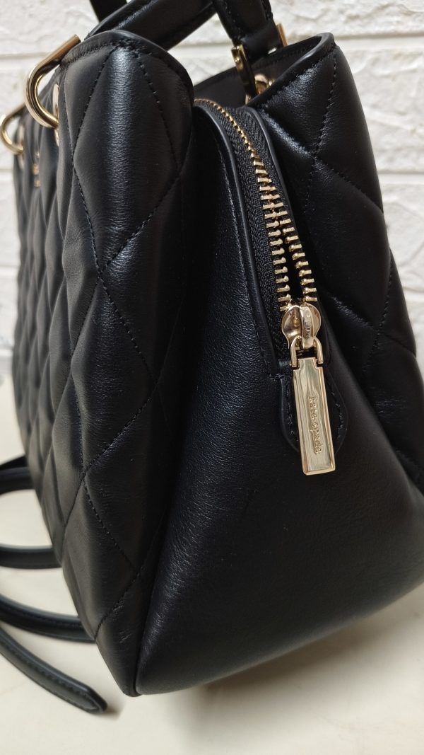 Preloved Kate Spade Carey Quilted Sullivan Satchel in Black