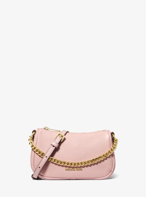 Michael Kors Outlet Carmela Small Pebbled Leather Convertible Crossbody Bag - Preorder