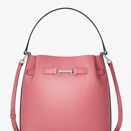 Michael Kors Outlet Carson Medium Pebbled Leather Convertible Bucket Crossbody Bag - Preorder