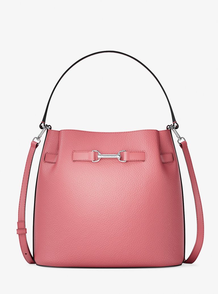 Michael Kors Outlet Carson Medium Pebbled Leather Convertible Bucket Crossbody Bag - Preorder