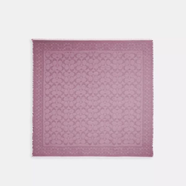 Coach Outlet Signature Oversized Square Scarf - Preorder