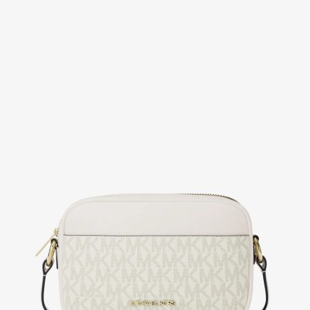 Michael Kors Outlet Jet Set Small Signature Logo Camera Crossbody Bag - Preorder